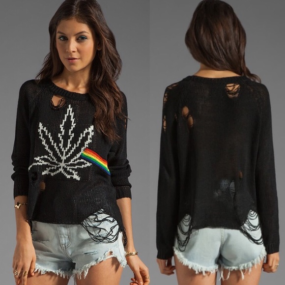 UNIF Sweaters - UNIF Weed Floyd Sweater